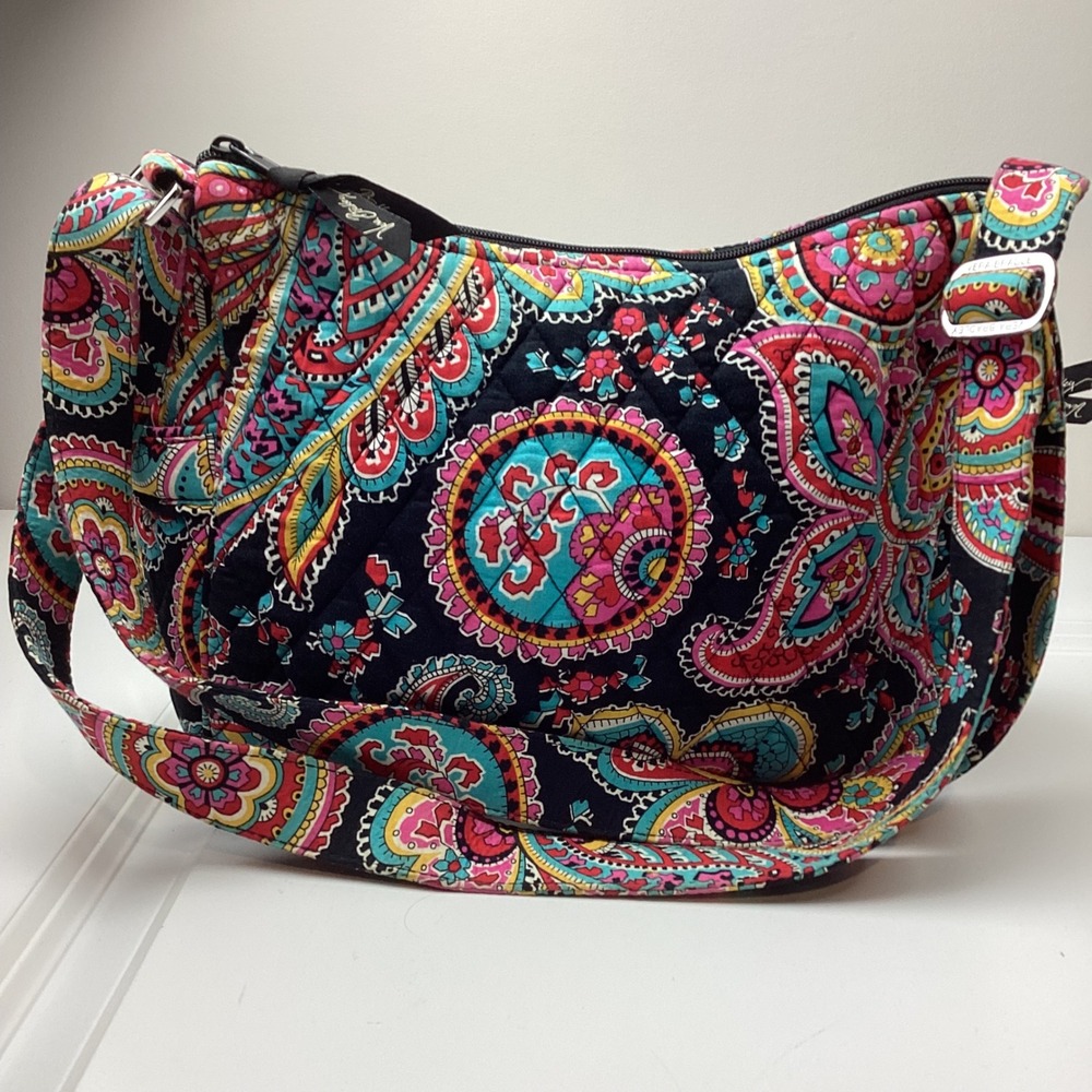 Vera Bradley Crossbody Parisian Paisley Black bag